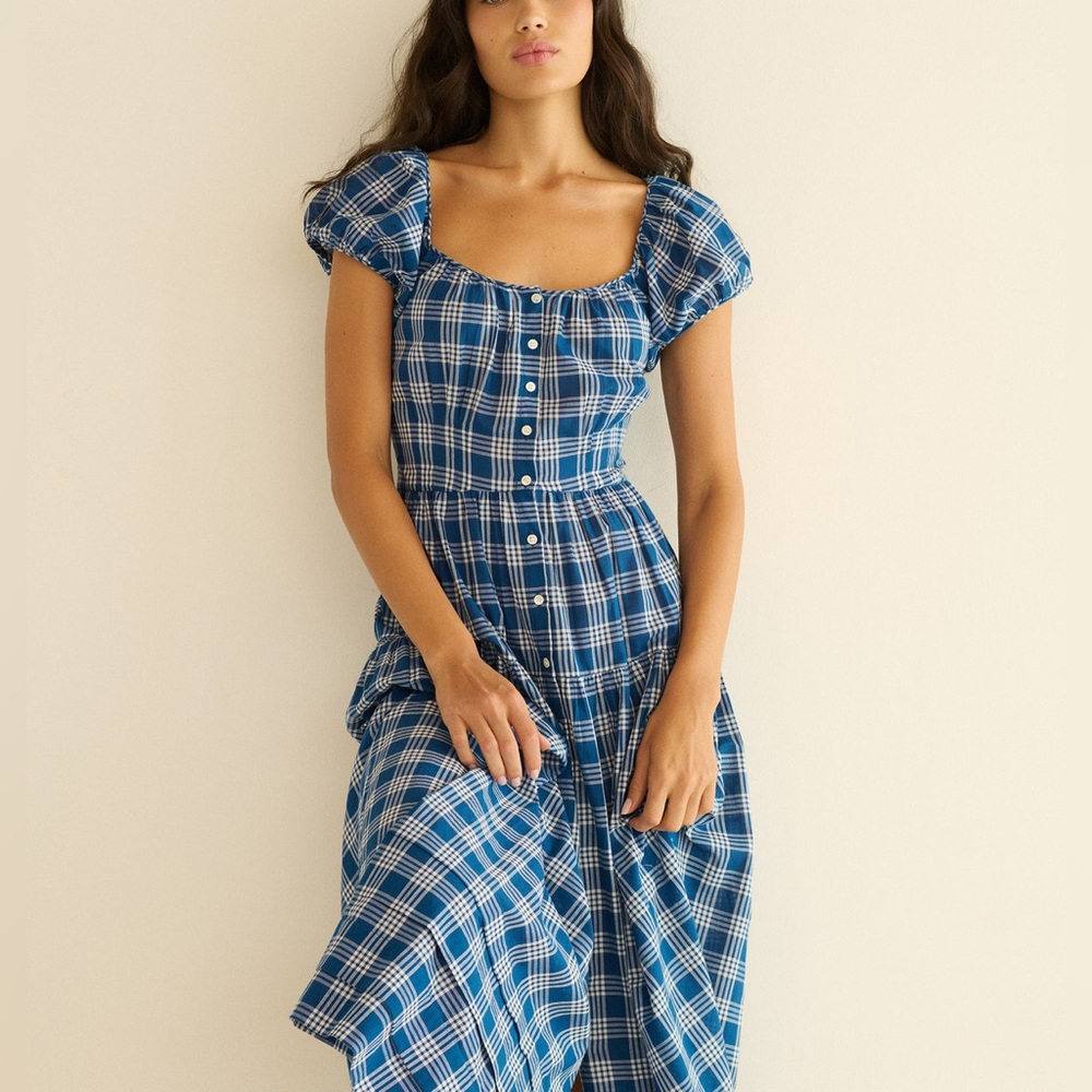 Doen Valenne Dress in Dorset Plaid - Picture 7 of 8